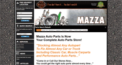 Desktop Screenshot of mazzaautoparts.com